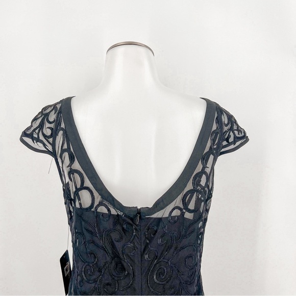 Guess Floral-Lace Ruffled-Hem Sheath - Picture 8 of 12